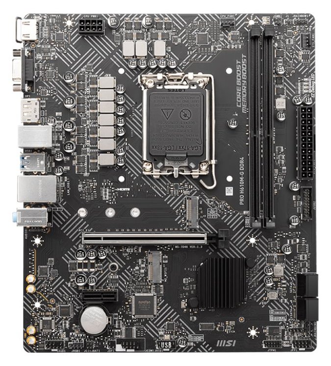 MSI PRO H610M-G - Motherboard - micro ATX - LGA1700-Sockel - H610 Chipsatz von LumaTech