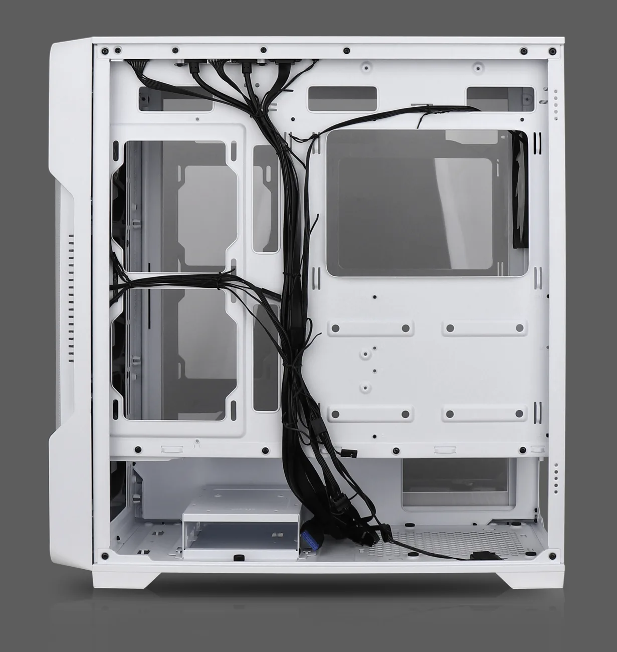 Nanoxia Geh Midi DS-9 ARGB Airflow white - USB-C - TG-Mesh - Midi/Minitower - ATX, Ansicht 4
