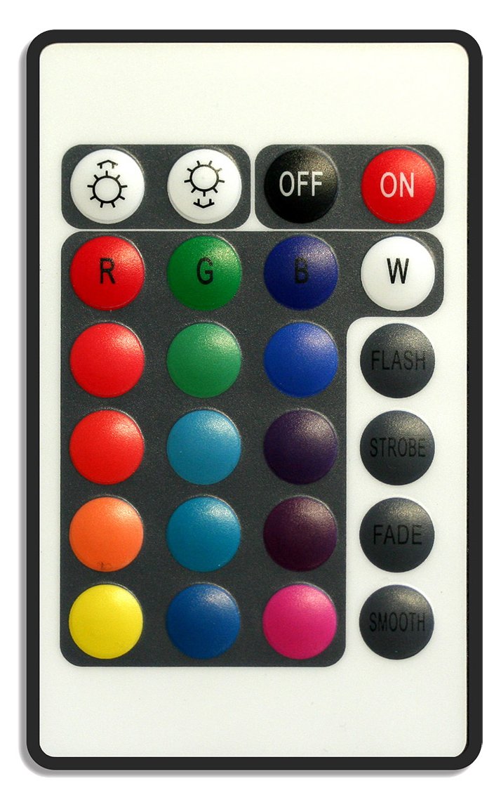 Nanoxia NXRGBC - Kabellos - Schwarz - Weiß - Tasten - IR Wireless - 12 V - 3x 2 A von LumaTech