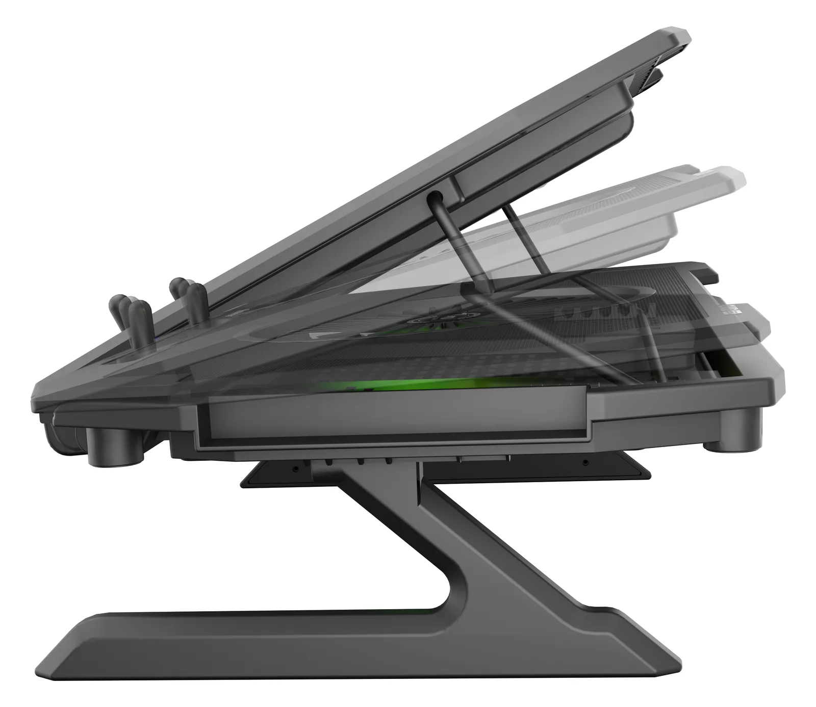 natec chladici podložka pro NB Oxid 850 RGB 15.6-17.3 5xVentilator, Ansicht 3
