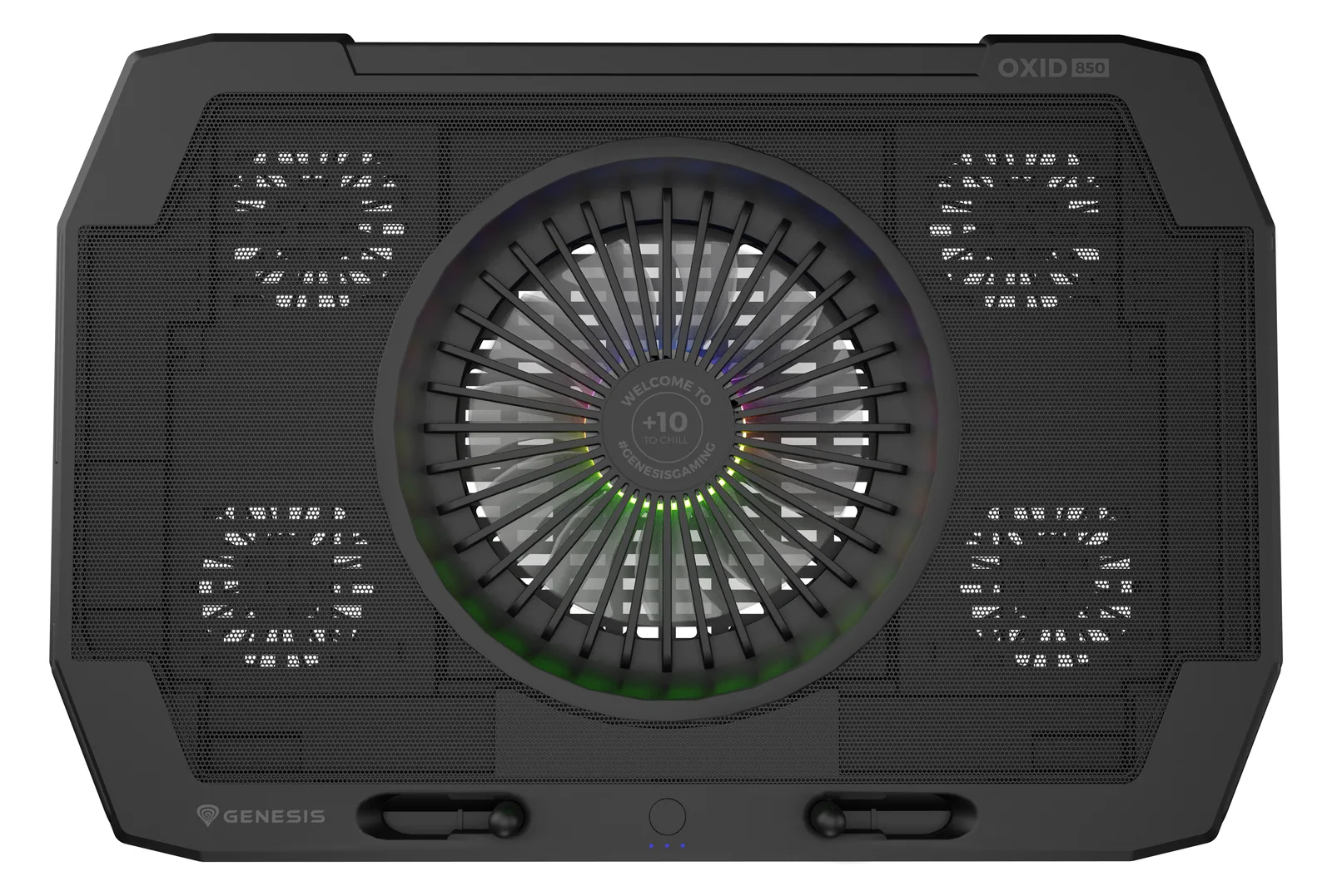 natec chladici podložka pro NB Oxid 850 RGB 15.6-17.3 5xVentilator, Ansicht 4
