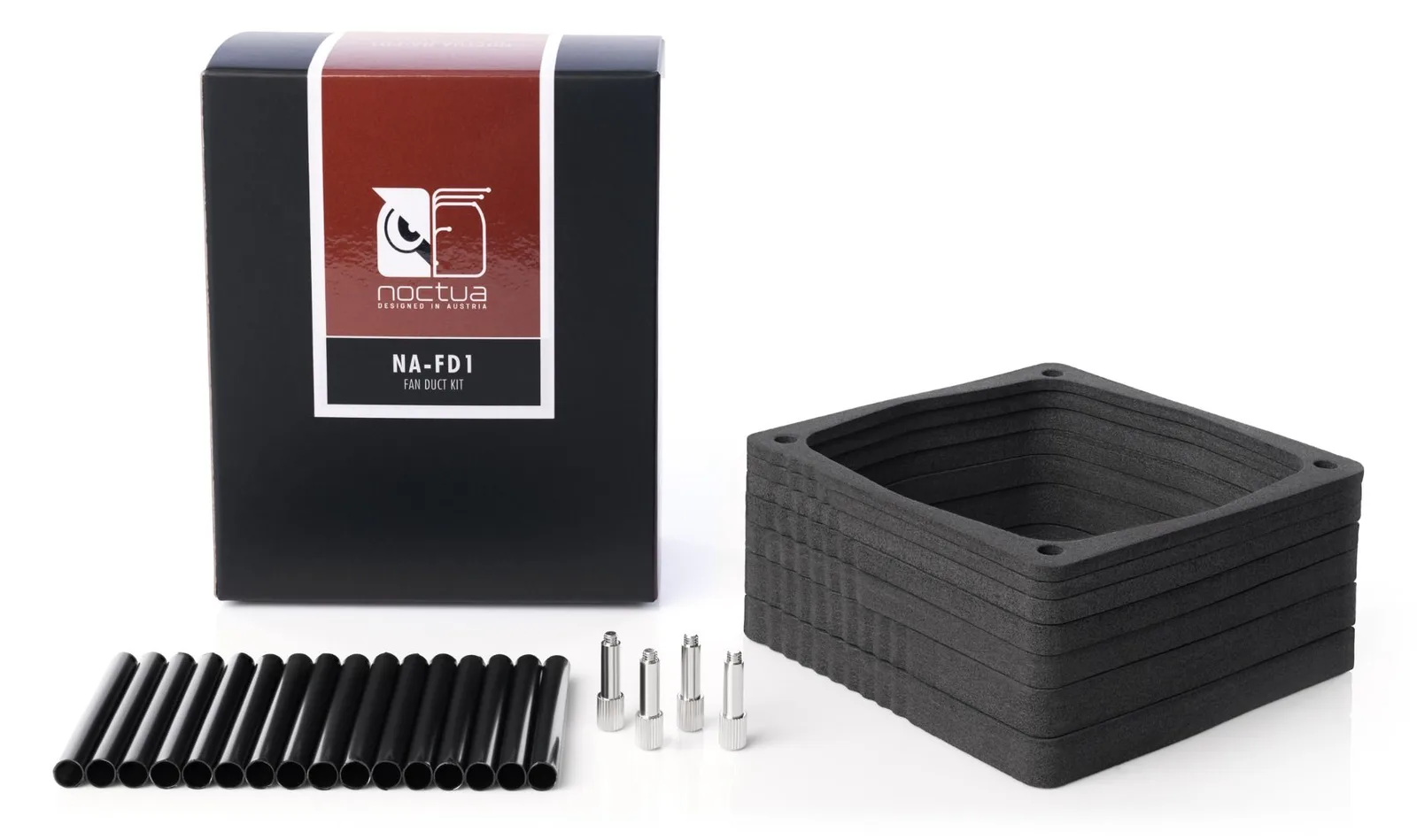 Noctua NA-FD1 - Schwarz - NH-L9i - NH-L9i chromax.black - NH-L9i-17xx - NH-L9i-17xx chromax.black. NH-L9a-AM4, Ansicht 2