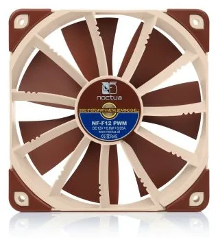 Noctua NF-F12 PWM - Gehäuselüfter - 120 mm, Ansicht 3