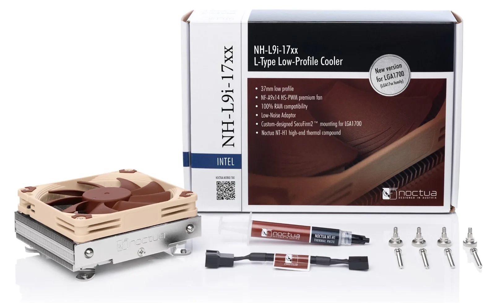 Noctua NH-L9i - Prozessor-Luftkühler - (für: LGA1700), Ansicht 3
