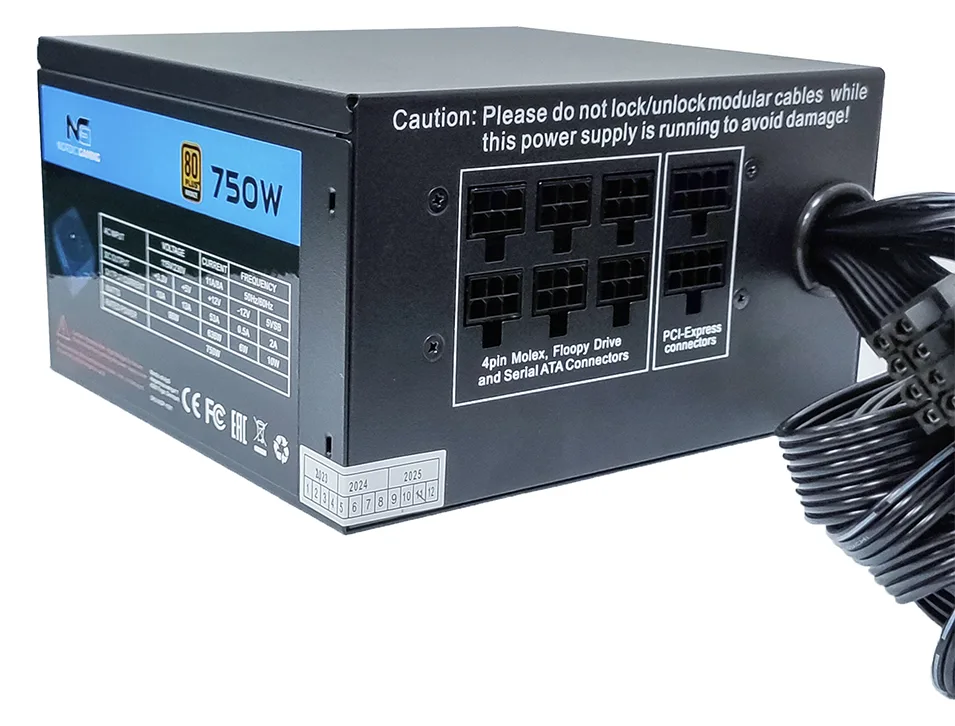 Nordic Gaming GAMING 750W PSU, Ansicht 4