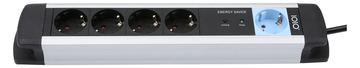 Olympia MS 2500 - 1,5 m - Drinnen - 1,5 mm² - Aluminium - Schwarz - Silber - 5 AC-Ausgänge von LumaTech
