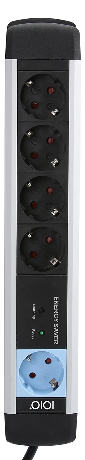Olympia MS 2500 - 1,5 m - Drinnen - 1,5 mm² - Aluminium - Schwarz - Silber - 5 AC-Ausgänge, Ansicht 4