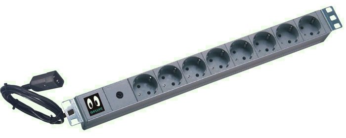ONLINE USV Steckdosenleiste (Rack - einbaufähig) - Eingabe, Eingang IEC 60320 C20 - Ausgangsanschlüsse: 9 von LumaTech