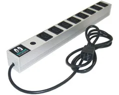 ONLINE USV Steckdosenleiste (Rack - einbaufähig) - Eingabe, Eingang IEC 60320 C20 - Ausgangsanschlüsse: 9, Ansicht 2