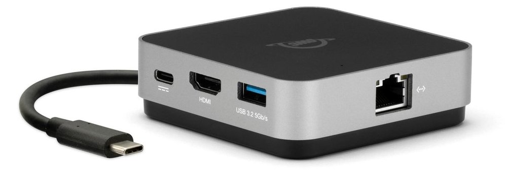 OWC Travel Dock E - Mini-Dock - USB-C 3.2 Gen 1 / Thunderbolt 3