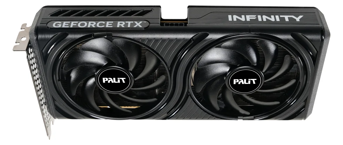 Palit GeForce RTX 5060 Infinity 2 OC, GeForce RTX 5060, 8 GB, GDDR7, 128 Bit, 76... - Grafikkarte - PCI-Express, Ansicht 3