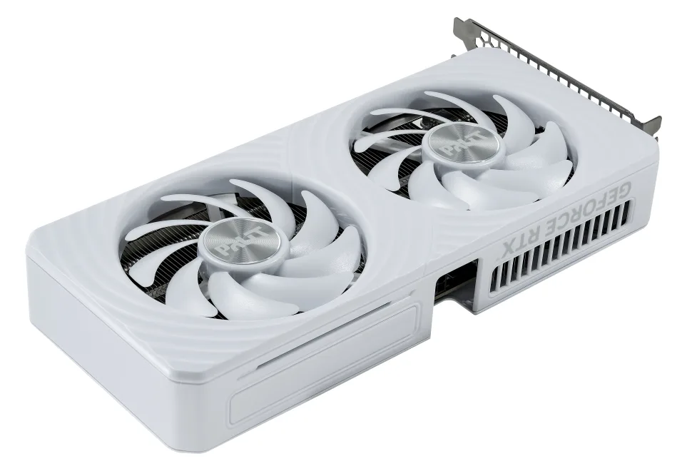 Palit GeForce RTX 5060 White OC 5060 GDDR7 - Grafikkarte - PCI-Express, Ansicht 3