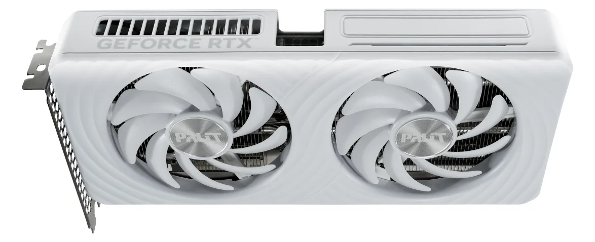 Palit GeForce RTX 5060 White OC 5060 GDDR7 - Grafikkarte - PCI-Express, Ansicht 4