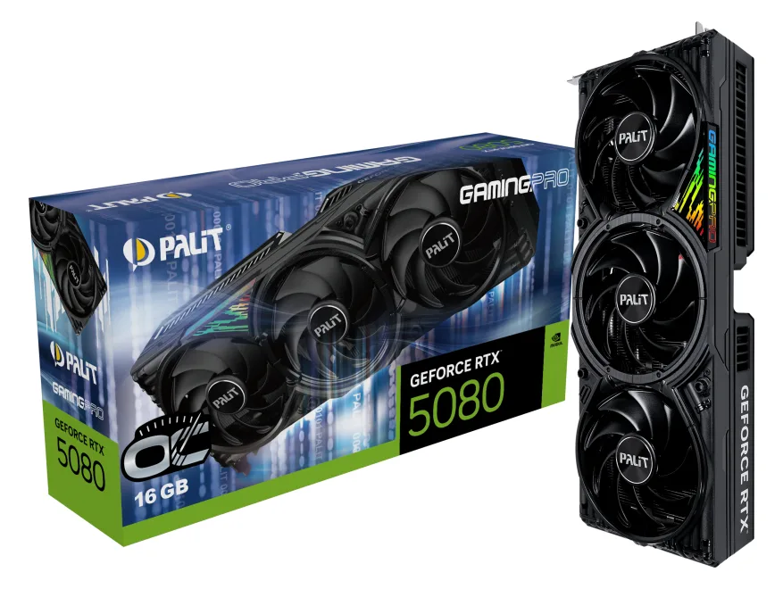 Palit GeForce RTX 5080 GamingPro OC - Grafikkarten, Ansicht 3