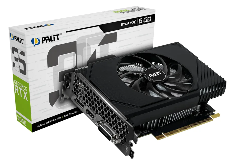 Palit RTX 3050 StormX GDDR6 - PCI-Express - 6.144 MB, Ansicht 3