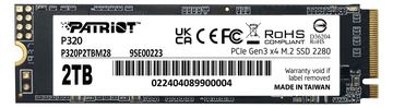 PATRIOT P320 - SSD - 2 TB - intern - M.2 2280 - PCIe 3.0 x4 (NVMe) von LumaTech