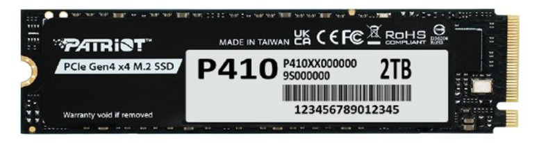 PATRIOT SSD M.2 P410 PCIe 4.0 5000/4500 P410P2TBM28H