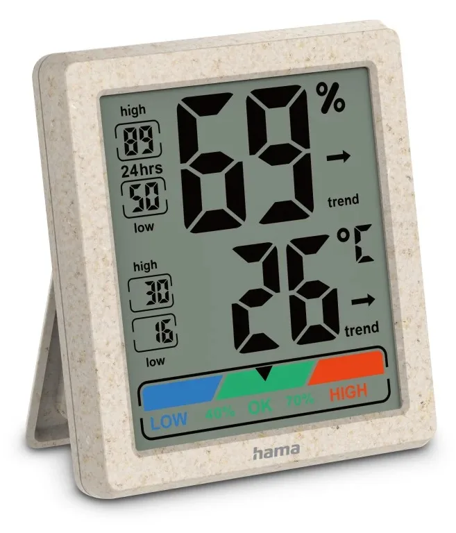 Hama Thermometer und Hygrometer Ponza digital für innen 222227, Ansicht 4
