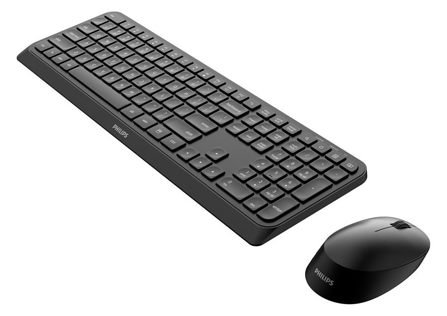 Philips 3000 series SPT6307B - Tastatur-und-Maus-Set - TL: Deutsch, QWERTZ