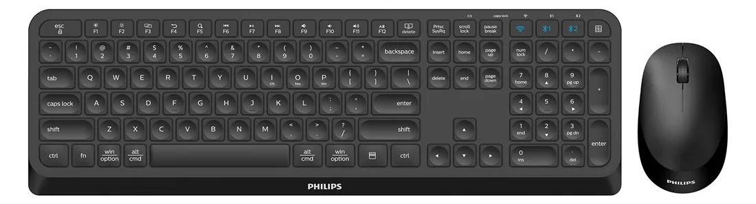 Philips 4000 series SPT6407B - Tastatur-und-Maus-Set - TL: Deutsch, QWERTZ, Ansicht 4