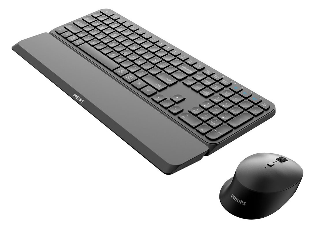 Philips 6000 series SPT6607B - Tastatur-und-Maus-Set - TL: Deutsch, QWERTZ