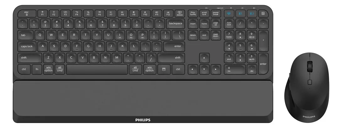 Philips 6000 series SPT6607B - Tastatur-und-Maus-Set - TL: Deutsch, QWERTZ, Ansicht 3