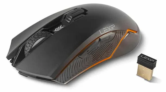 Pixminds Lexip AR18 - Maus - optisch - 6 Tasten - kabellos - Wi-Fi - kabelloser Empfänger (USB), Ansicht 2