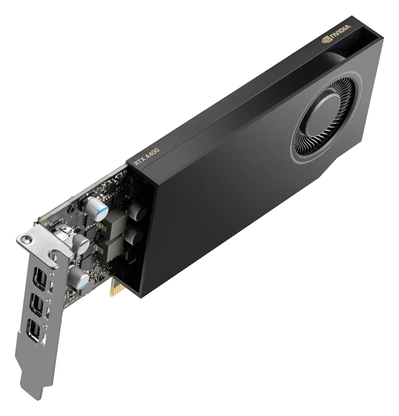 PNY NVIDIA RTX A400 - Grafikkarten - RTX A400 - 4 GB GDDR6, Ansicht 4