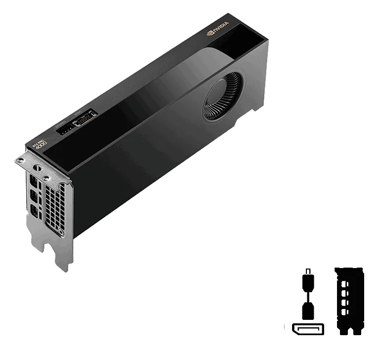 PNY Nvidia RTX Pro 4000 SFF Blackwell - Grafikkarte - PCI-Express, Ansicht 2