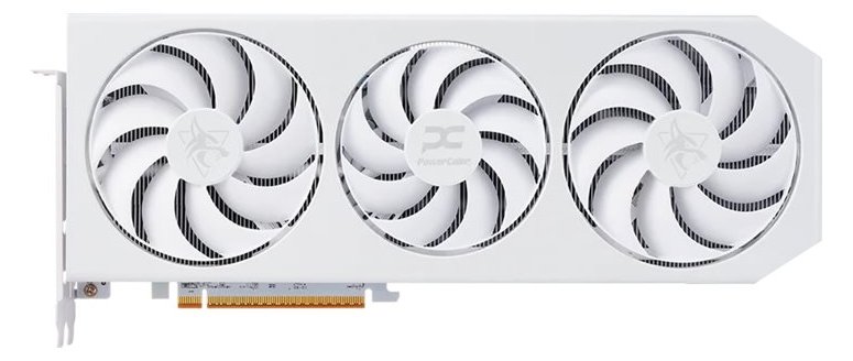 PowerColor RX 9070XT Hellhound Spectral White OC 16GB DDR6 - 16.384 MB von LumaTech