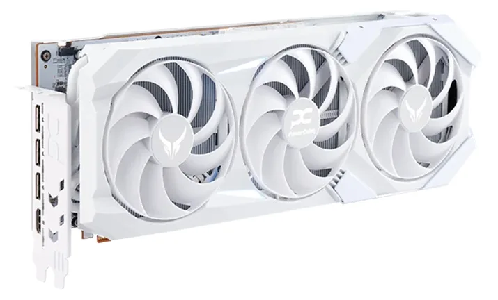 PowerColor VGA PowerColor Radeon Red Devil Spectral White RX 9070 XT 16GB GDDR6, Ansicht 3
