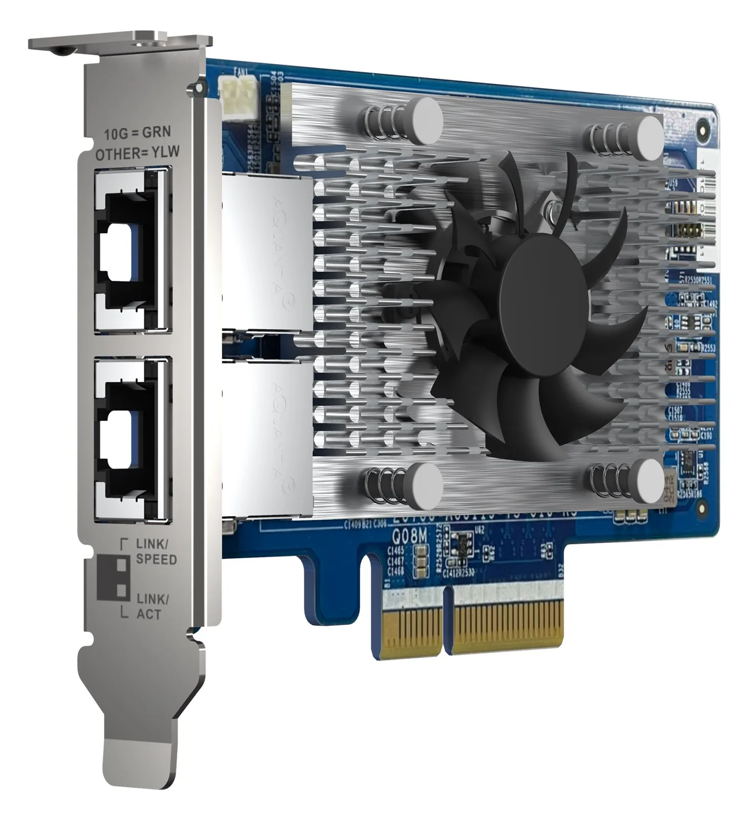 QNAP QXG-10G2T-X710 - Netzwerkadapter - PCIe 3.0 x4 Low-Profile, Ansicht 5