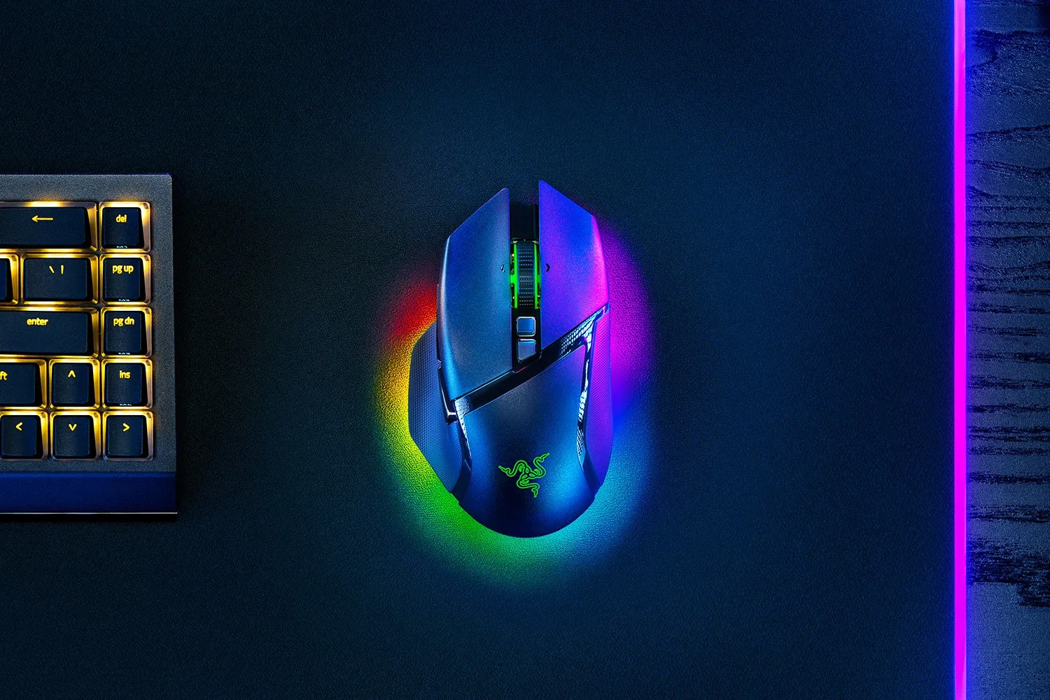 Razer Basilisk V3 pro - Maus - ergonomisch - Für Rechtshänder, Ansicht 3