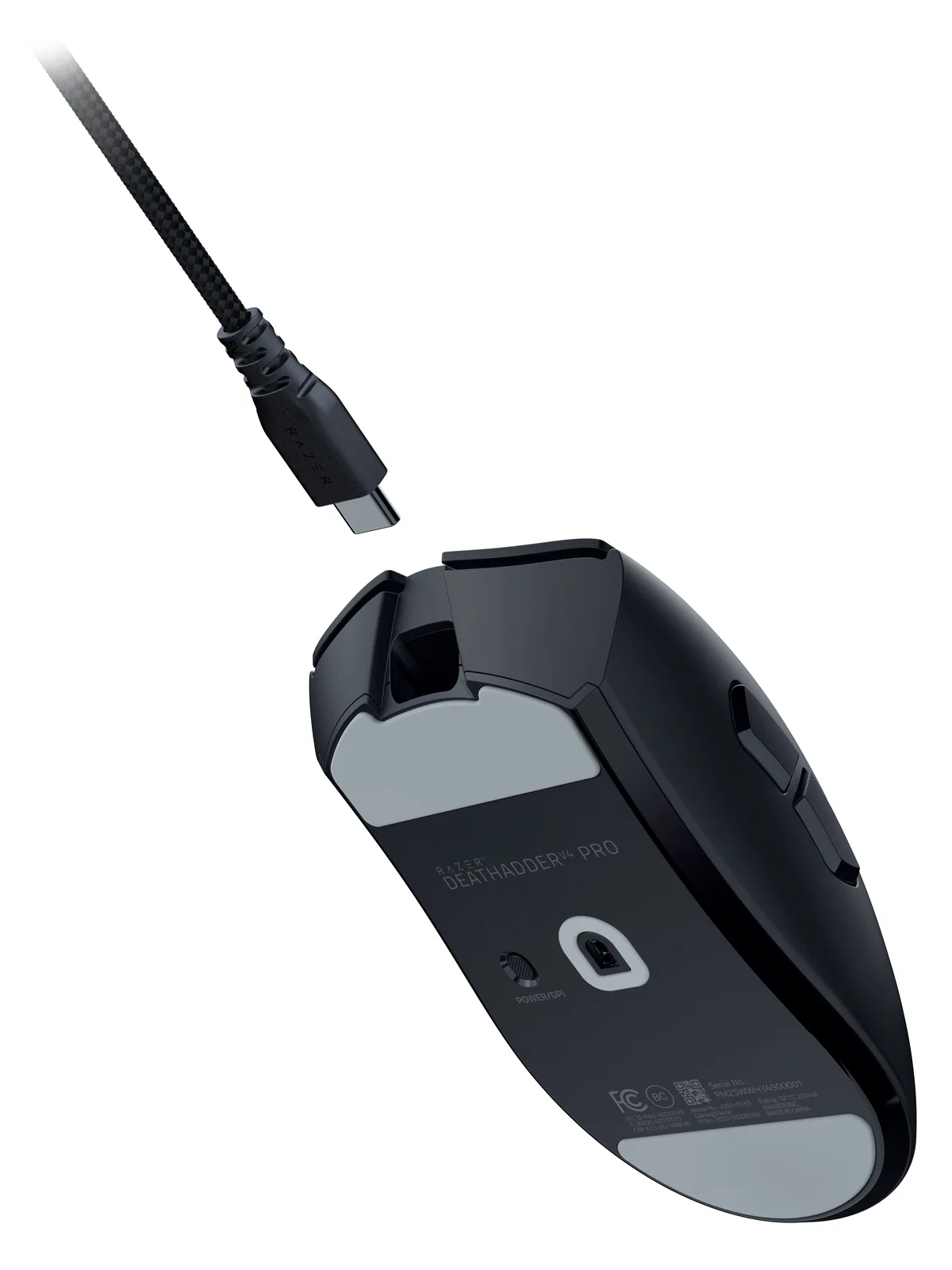Razer DeathAdder V4 Pro - Maus - ergonomisch - Schwarz, Ansicht 2