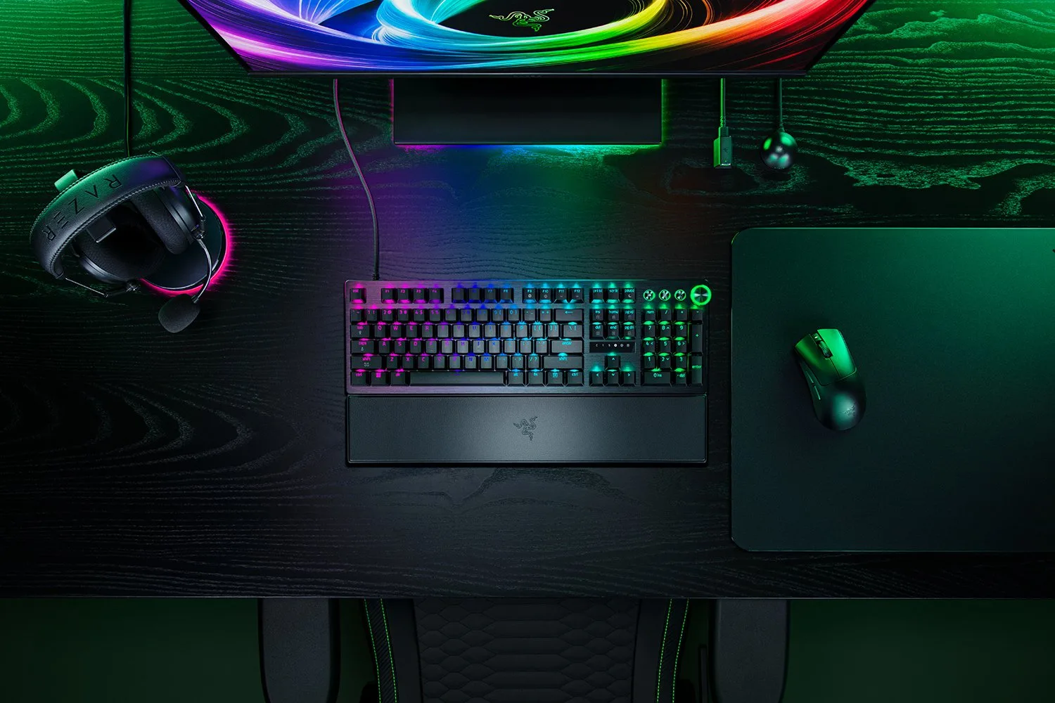 Razer Huntsman V3 Pro 8KHz - Tastatur - TL: Deutsch, QWERTZ, Ansicht 4