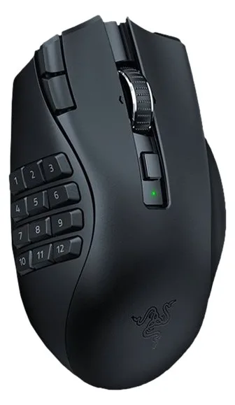 Razer Naga V2 HyperSpeed - Maus - ergonomisch - Für Rechtshänder - optisch - 21 Tasten - kabellos - Bluetooth, Ansicht 3