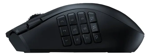 Razer Naga V2 HyperSpeed - Maus - ergonomisch - Für Rechtshänder - optisch - 21 Tasten - kabellos - Bluetooth, Ansicht 4