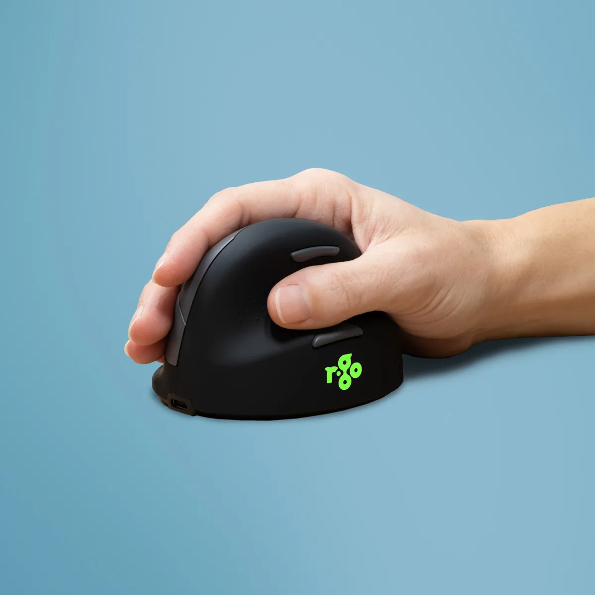 R-Go HE Mouse Ergonomische Maus, Mittel (165-195mm) - 0,84 m Rechts, Ansicht 2