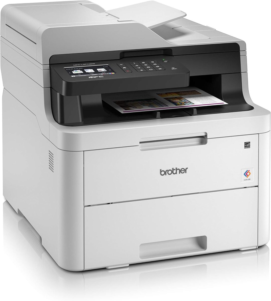 Brother MFC-L3710CW Multifunktionsdrucker (WLAN, USB 2.0, 512 MB, 800 MHz, 18 ppm, 400 W), Weiß — Bild 4