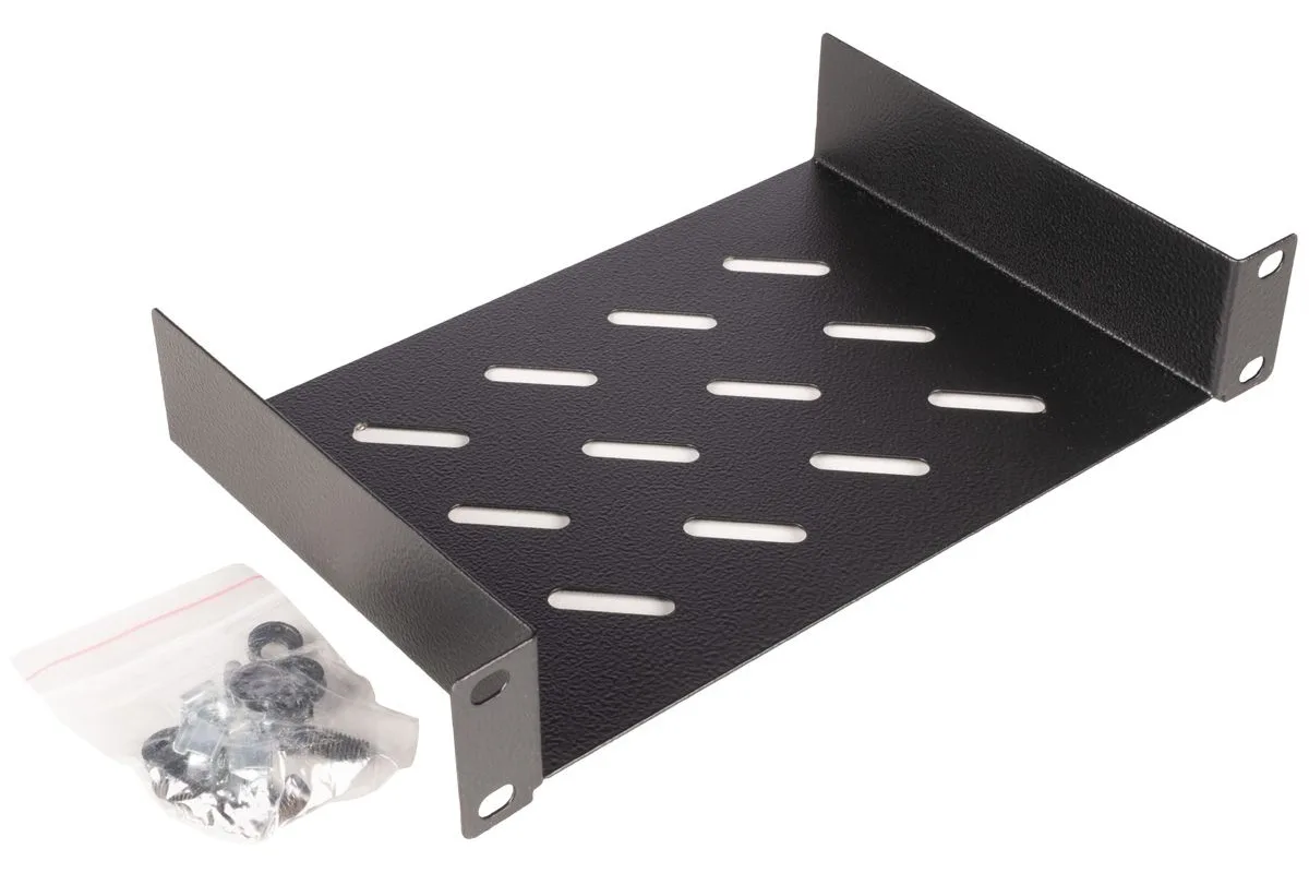 ROLINE 10 Zoll Fachboden 1 HE 150 T schwarz, Ansicht 3