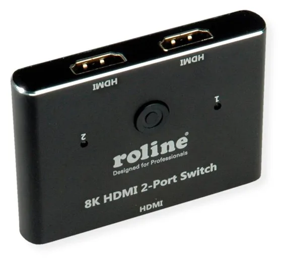 ROLINE 14.01.3592 - HDMI - Micro USB Type-B - Schwarz - 60 Hz - 7680 x 4320 - 7680 x 4320 Pixel, Ansicht 3