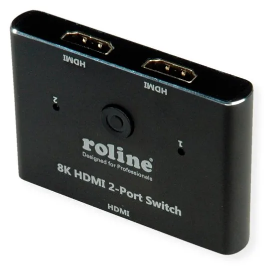 ROLINE 14.01.3592 - HDMI - Micro USB Type-B - Schwarz - 60 Hz - 7680 x 4320 - 7680 x 4320 Pixel, Ansicht 4