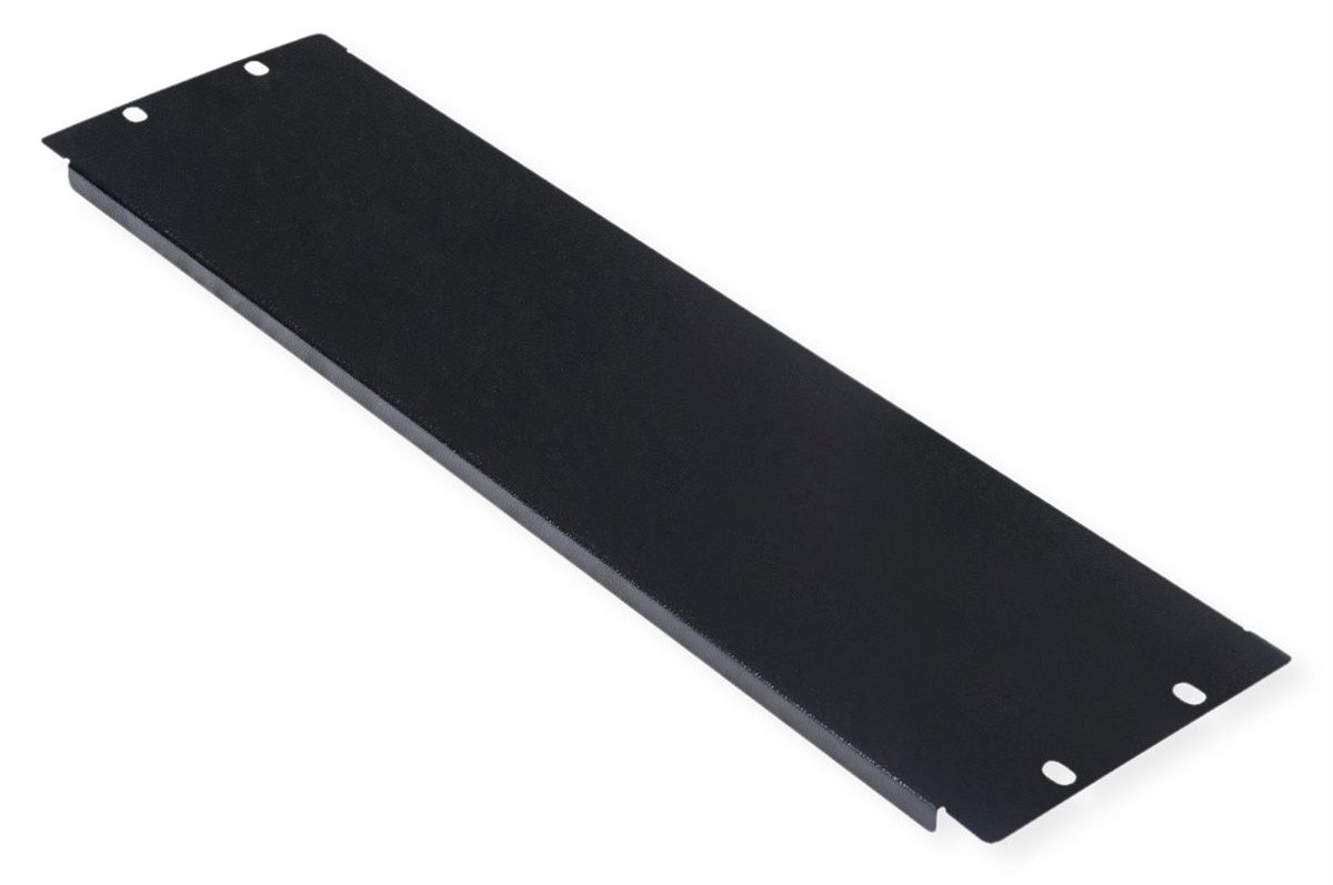 ROLINE 19 Zoll Blindblende 3HE schwarz von LumaTech