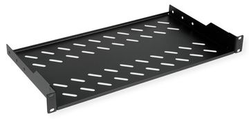 ROLINE 19 Zoll Fachboden 1 HE 250 T 15 kg schwarz von LumaTech