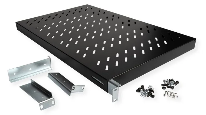 ROLINE 19 Zoll Fachboden 1 HE 700 T 50 kg schwarz, Ansicht 2