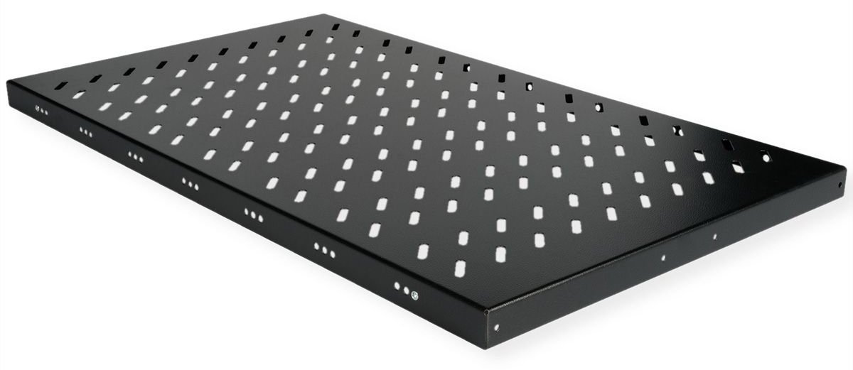 ROLINE 19 Zoll Fachboden 1 HE 770 T 50 kg schwarz von LumaTech