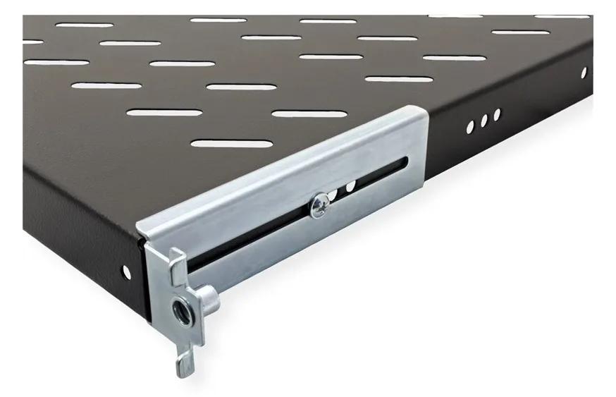 ROLINE 19 Zoll Fachboden 1 HE 770 T 50 kg schwarz, Ansicht 2