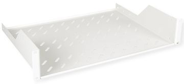 ROLINE 19 Zoll Fachboden 2 HE 350 T 25kg Tragkraft grau von LumaTech