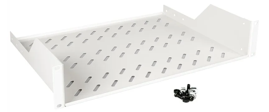 ROLINE 19 Zoll Fachboden 2 HE 350 T 25kg Tragkraft grau, Ansicht 3