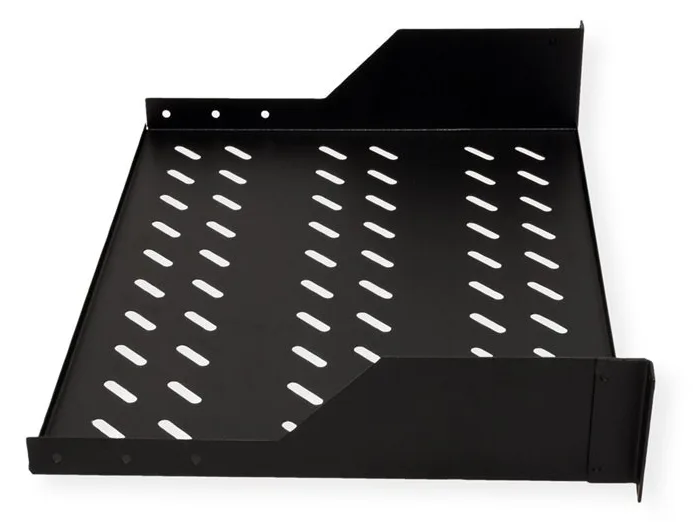 ROLINE 19 Zoll Fachboden 2 HE 350 T 25kg Tragkraft schwarz, Ansicht 2